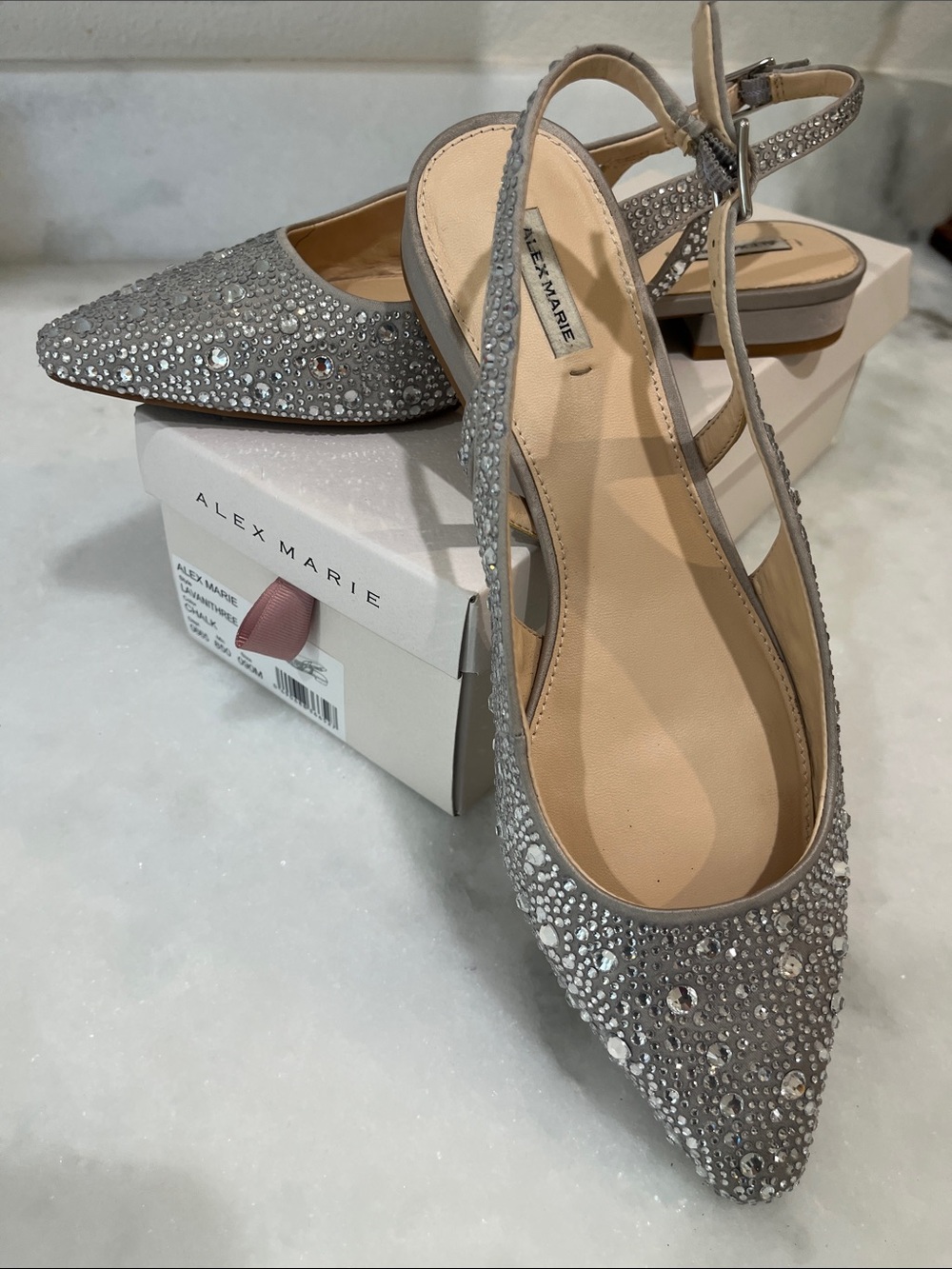 Alex Marie rhinestone shoes